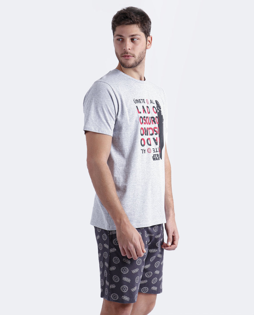 PIJAMA MANGA CORTA UNETE AL LADO OSCURO
