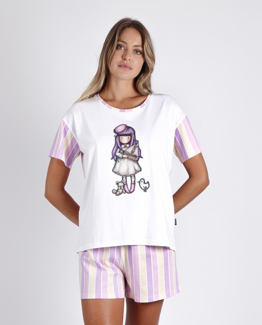 PIJAMA MANGA CORTA GORJUSS LITTLE BOAT