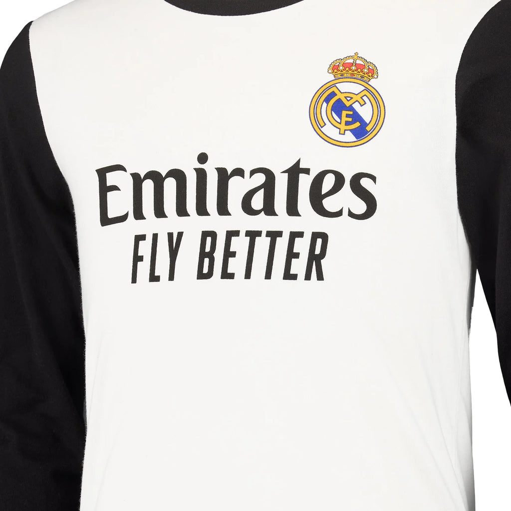 Pijama manga larga hombre algodon real madrid fly better
