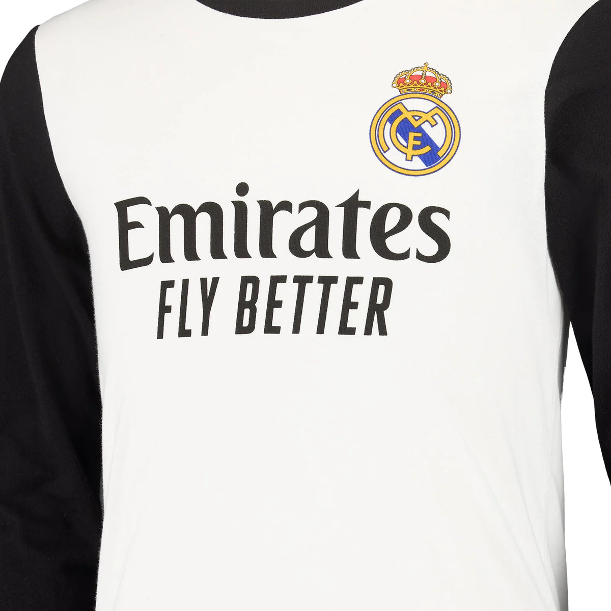 Pijama manga larga hombre algodon real madrid fly better