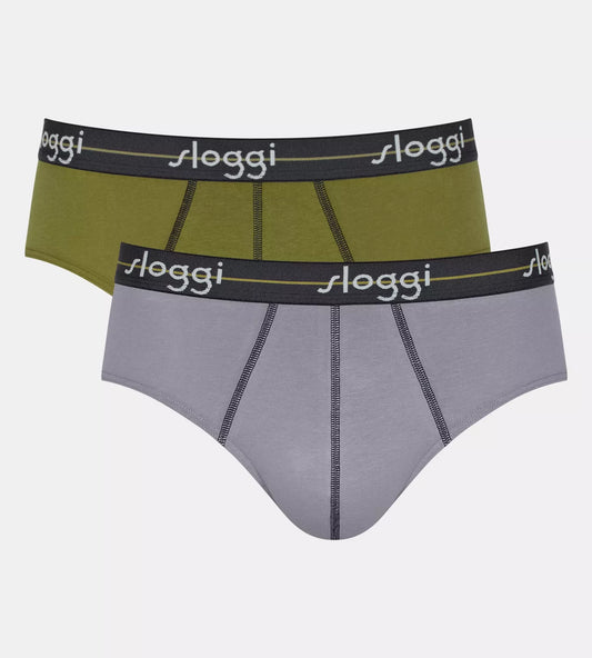 PACK-2 SLIPS SLOGGI MEN START M029