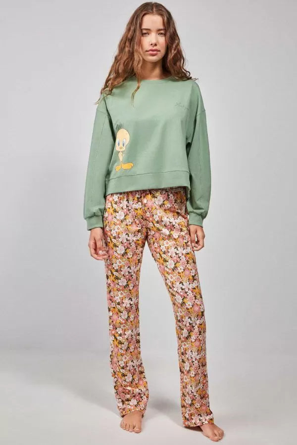 PIJAMA MANGA LARGA MUJER LOVELY PIOLIN