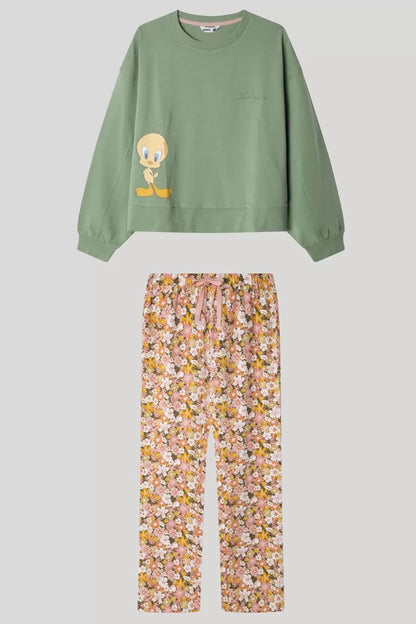 PIJAMA MANGA LARGA MUJER LOVELY PIOLIN