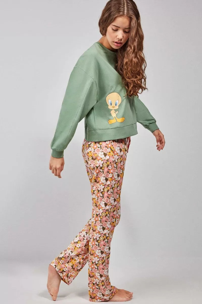 PIJAMA MANGA LARGA MUJER LOVELY PIOLIN