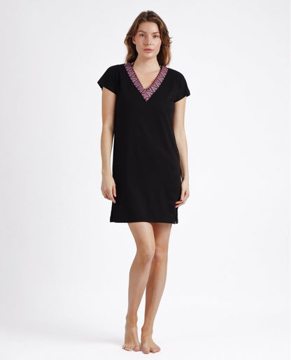 VESTIDO SAILOR CLUB BASICO NEGRO
