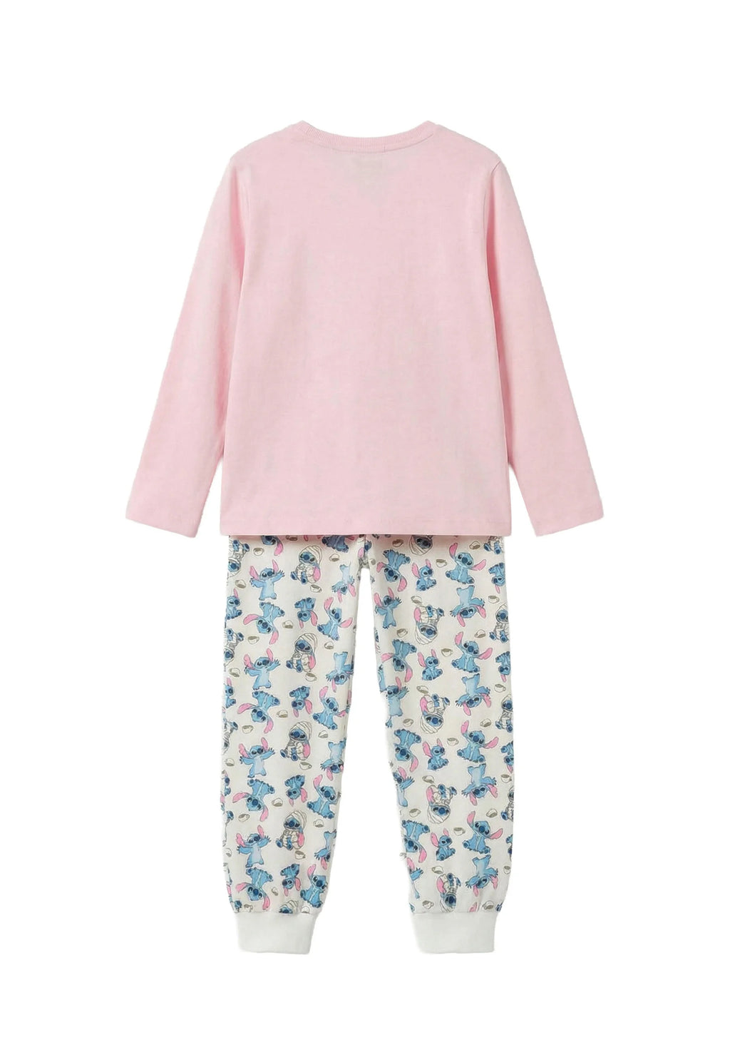 Pijama de niña Stitch time to chill rosa