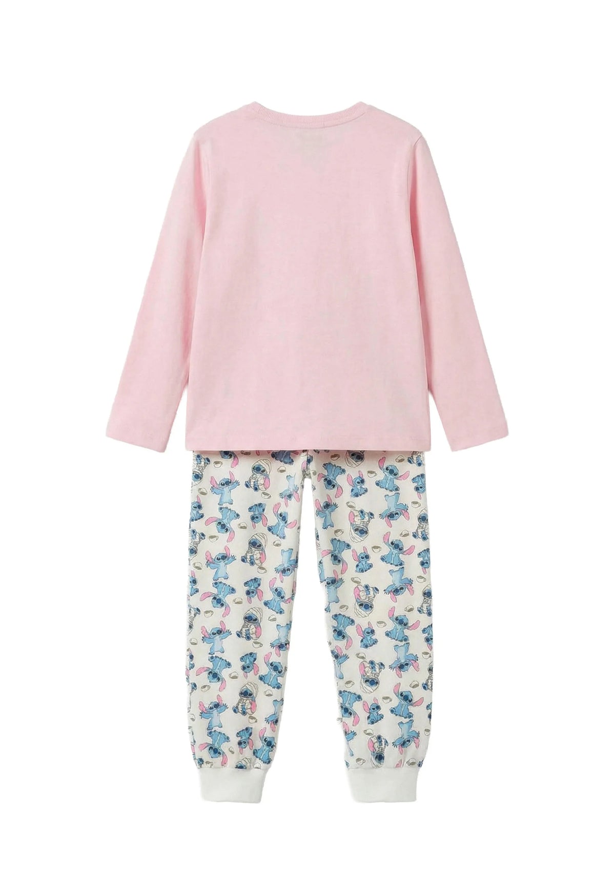 Pijama de niña Stitch time to chill rosa