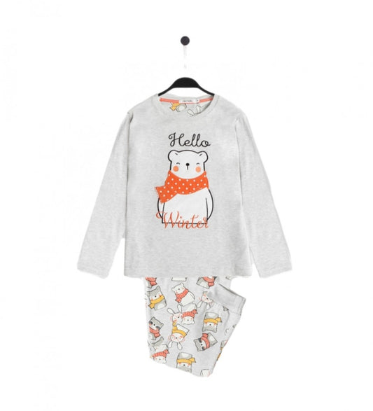 PIJAMA INFANTIL NIÑA HELLOW WINTER