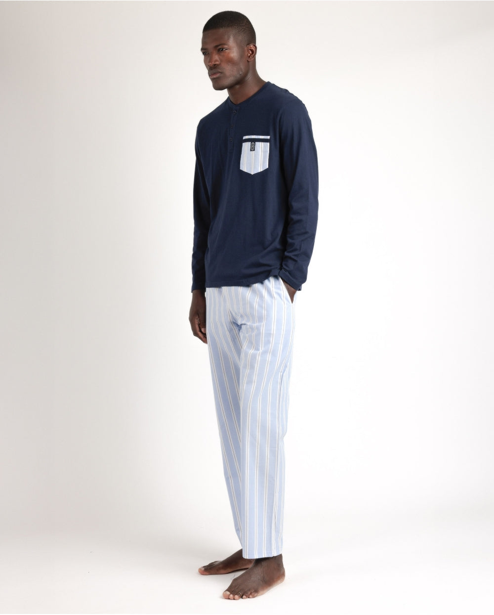 PIJAMA MANGA LARGA HOMBRE CLASSIC STRIPEST
