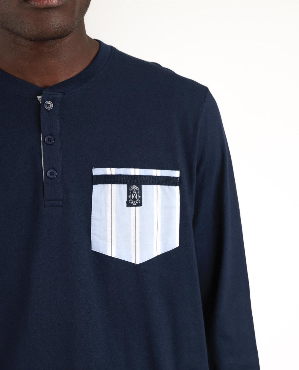 PIJAMA MANGA LARGA HOMBRE CLASSIC STRIPEST