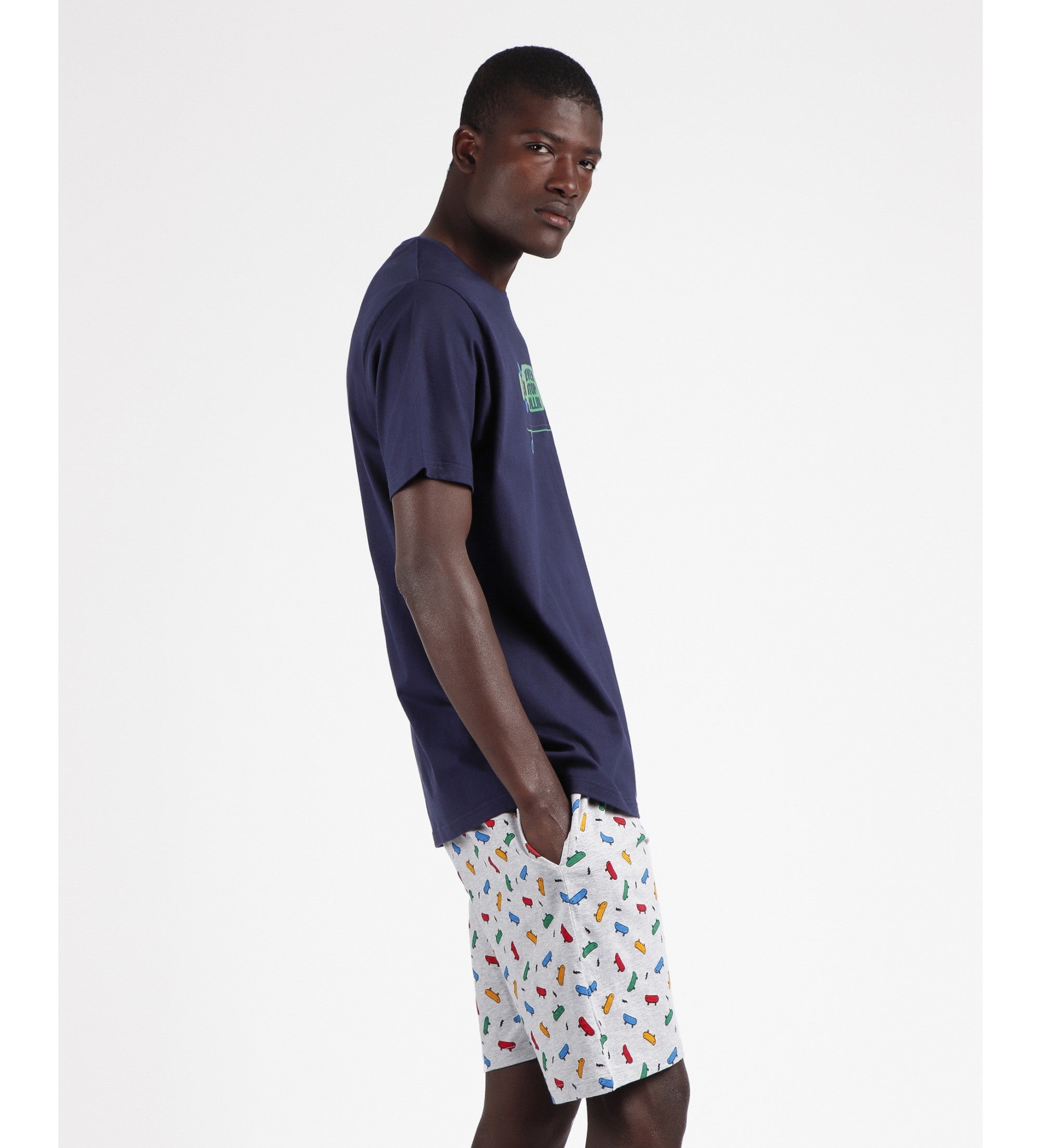 PIJAMA MANGA CORTA NEVER STOP ROLLING