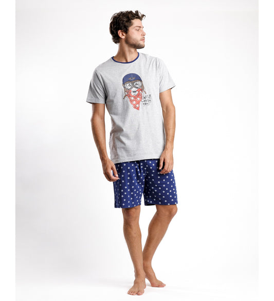 PIJAMA MANGA CORTA WILD CRAZY GUY