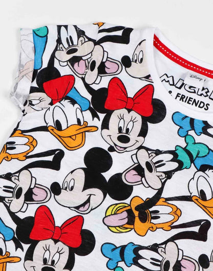 PIJAMA INFANTIL MANGA CORTA NIÑA MICKEY AND FRIENDS