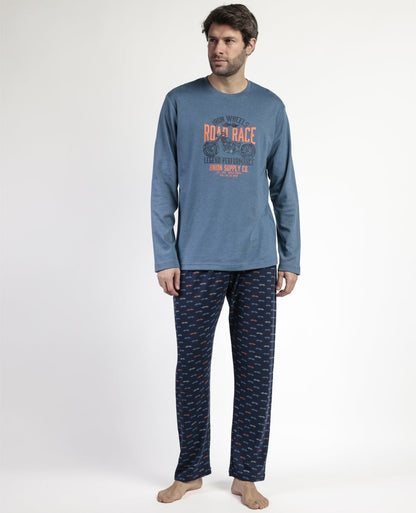 PIJAMA MANGA LARGA HOMBRE ROAD RACE