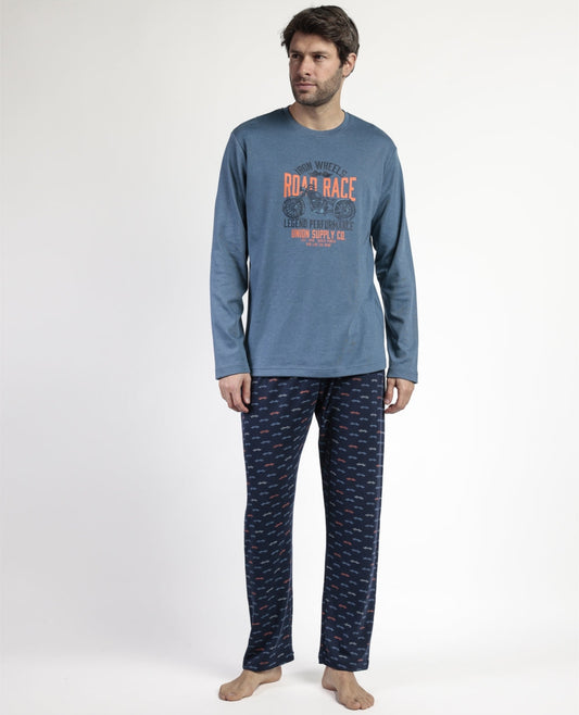 PIJAMA MANGA LARGA HOMBRE ROAD RACE