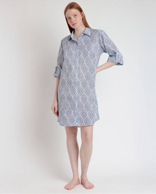 VESTIDO MANGA LARGA GREEK PLAYERO