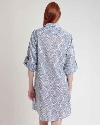 VESTIDO MANGA LARGA GREEK PLAYERO