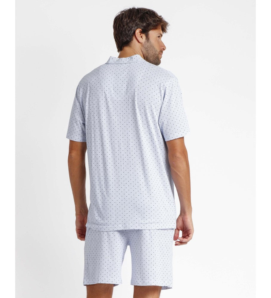 PIJAMA MANGA CORTA ABOTONADO STRIPES AND DOTS