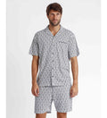 PIJAMA MANGA CORTA ABOTONADO SOFT LOGO