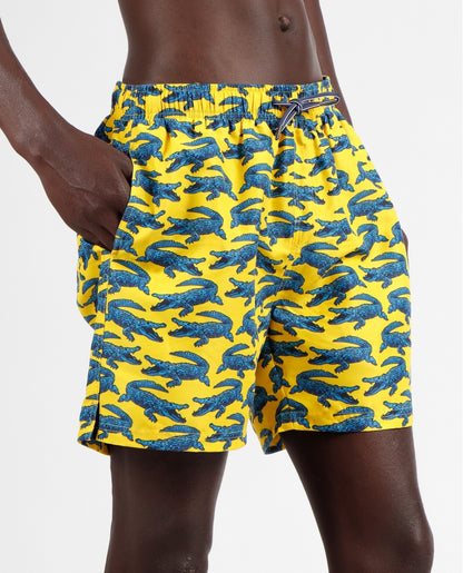 BAÑADOR YELLOW ALLIGATOR