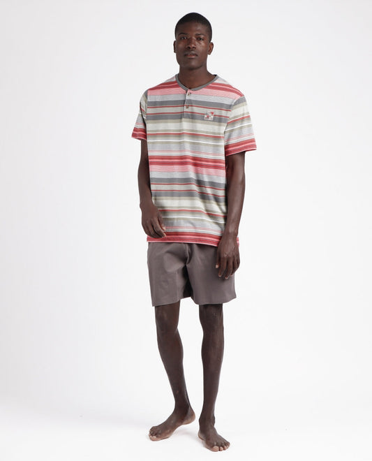 PIJAMA MANGA CORTA ANTONIO STRIPES