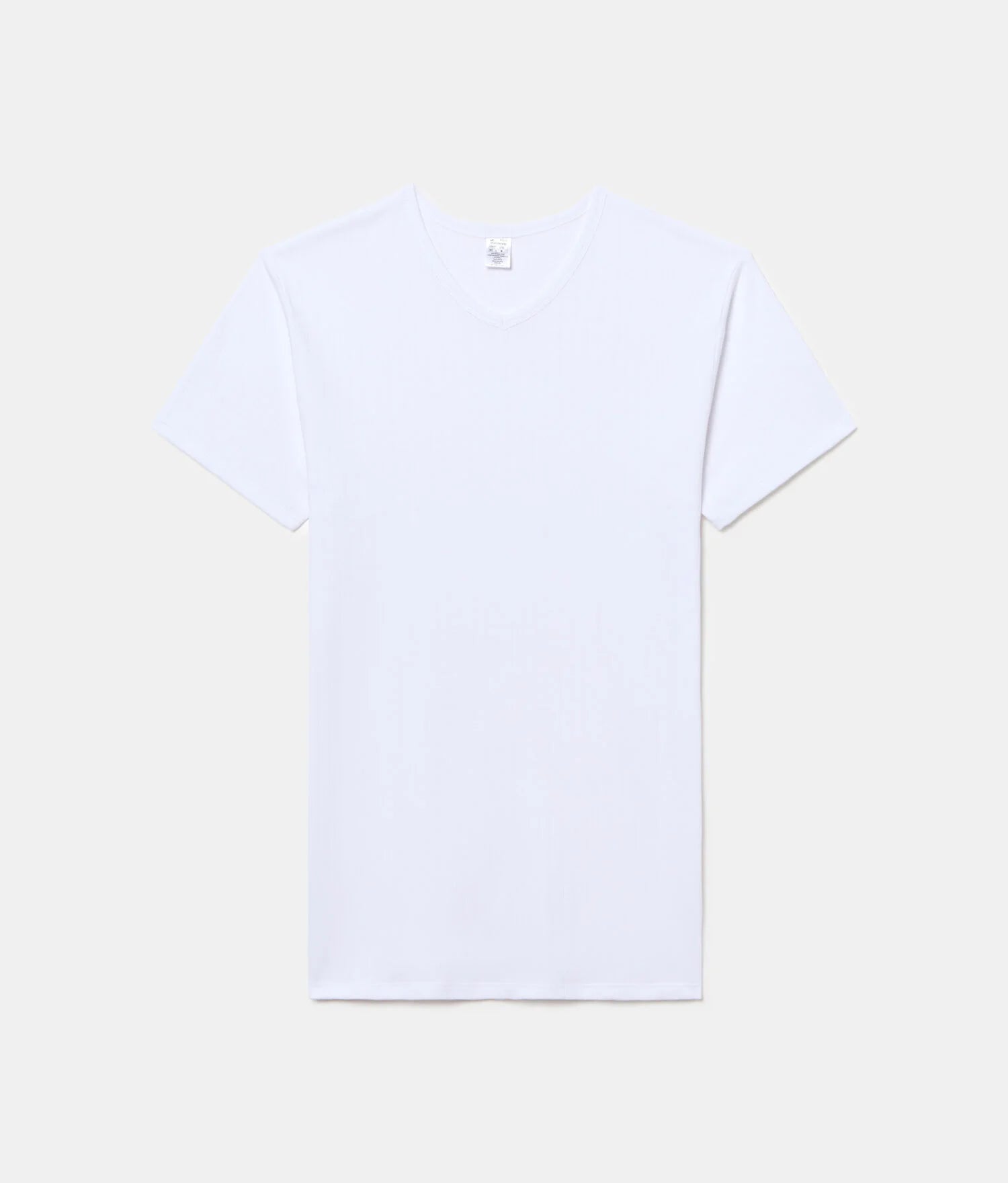 CAMISETA INTERIOR TÉRMICA MANGA CORTA ALGODON 100% CUELLO V