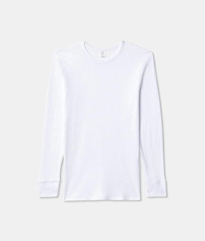 CAMISETA INTERIOR TÉRMICA M/L HOMBRE ALGODÓN INVIERNO 100% INTERLOCK DESAGUJADO.