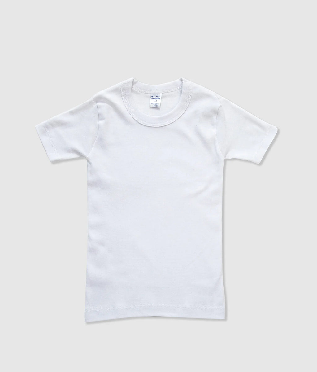 CAMISETA INTERIOR TÉRMICA ALGODÓN MANGA CORTA NIÑO
