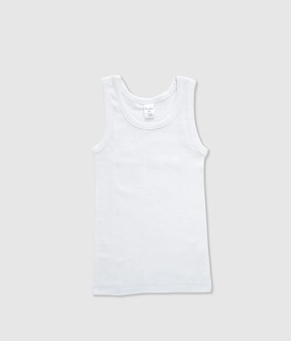 CAMISETA INTERIOR TIRANTES 100% ALGODÓN NIÑO