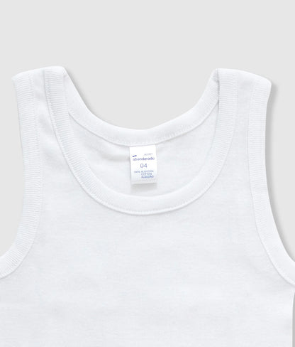 CAMISETA INTERIOR TIRANTES 100% ALGODÓN NIÑO