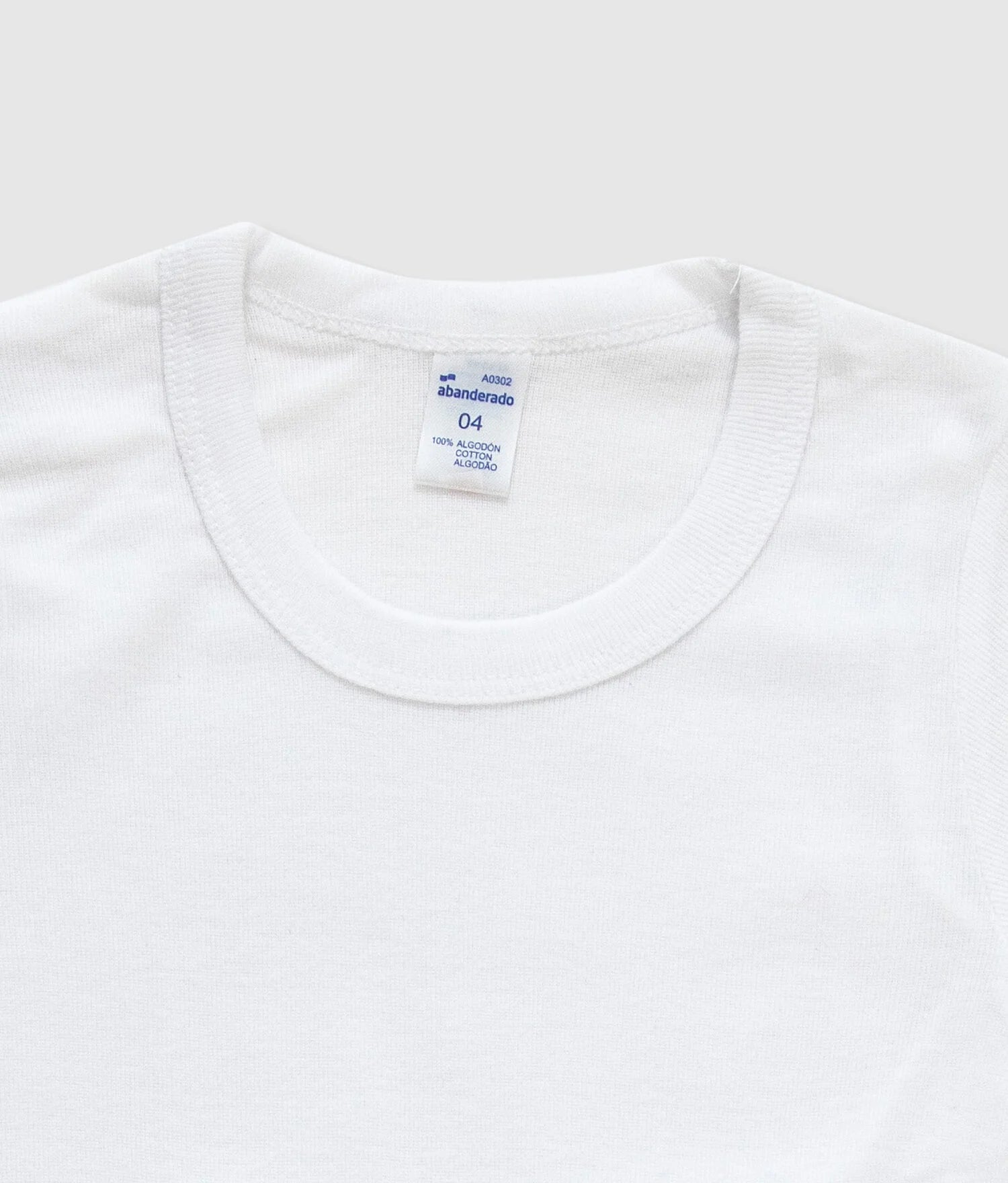 CAMISETA INTERIOR MANGA CORTA 100% ALGODÓN NIÑO