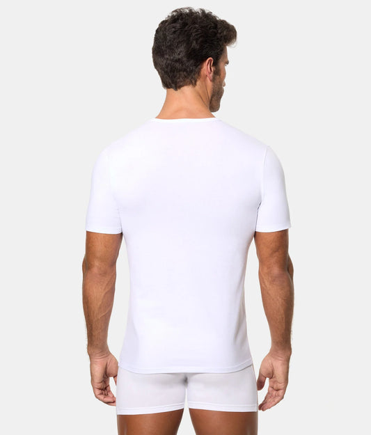 CAMISETA DE MANGA CORTA CUELLO PICO CON TECNOLOGÍA TERMORREGULADORA REGUL’ACTIV
