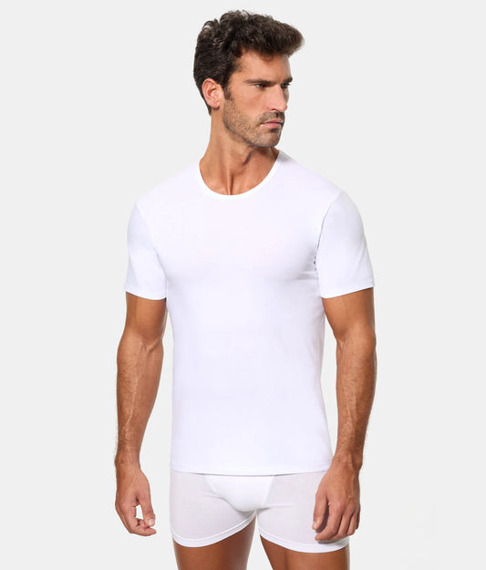 CAMISETA DE MANGA CORTA CUELLO REDONDO CON TECNOLOGÍA TERMORREGULADORA REGUL'ACTIV
