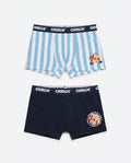 Pack 2 Bóxers Hombre Astérix Obélix 95% Algodón Elástico