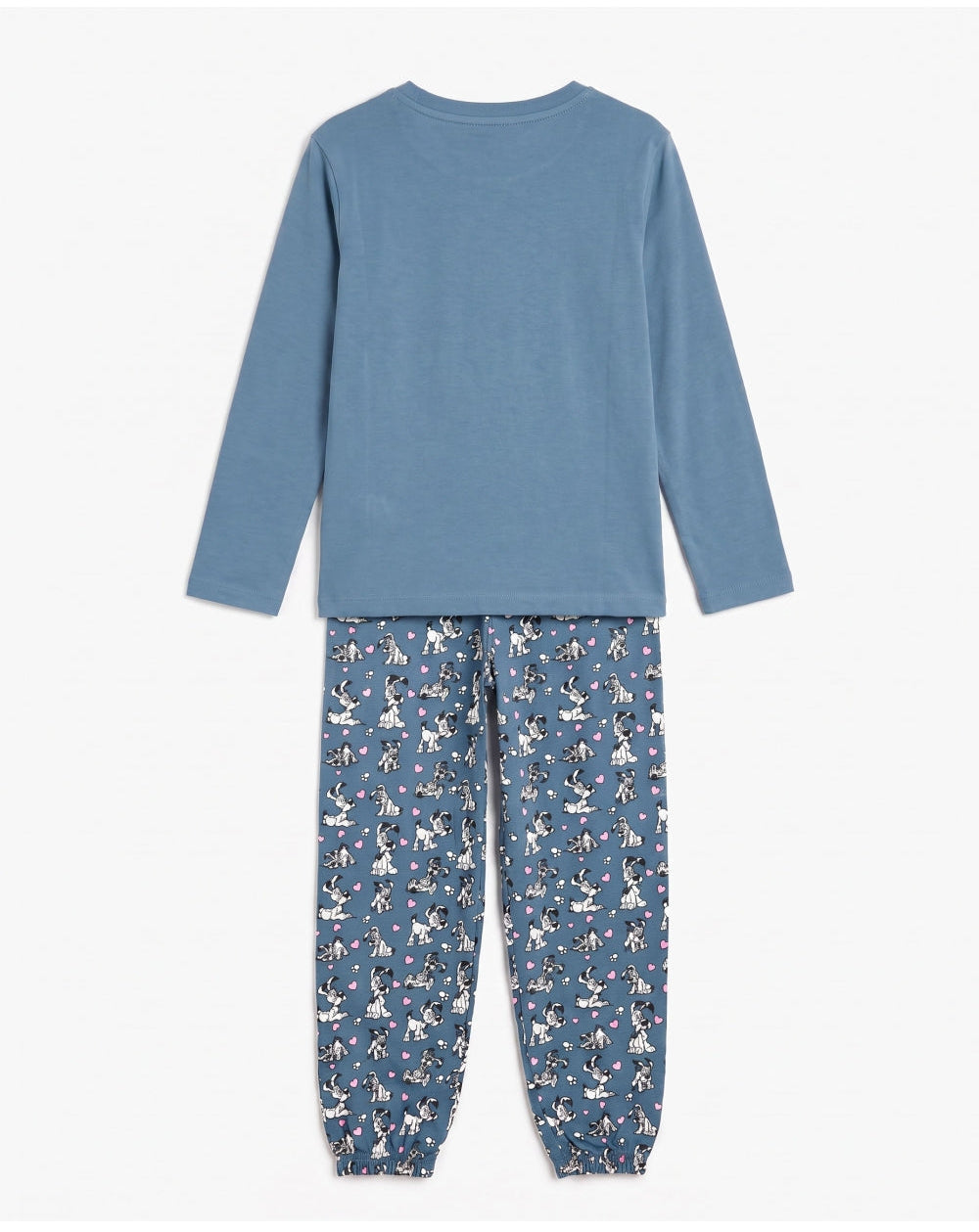 Pijama de niña Astérix Idéfix manga larga azul