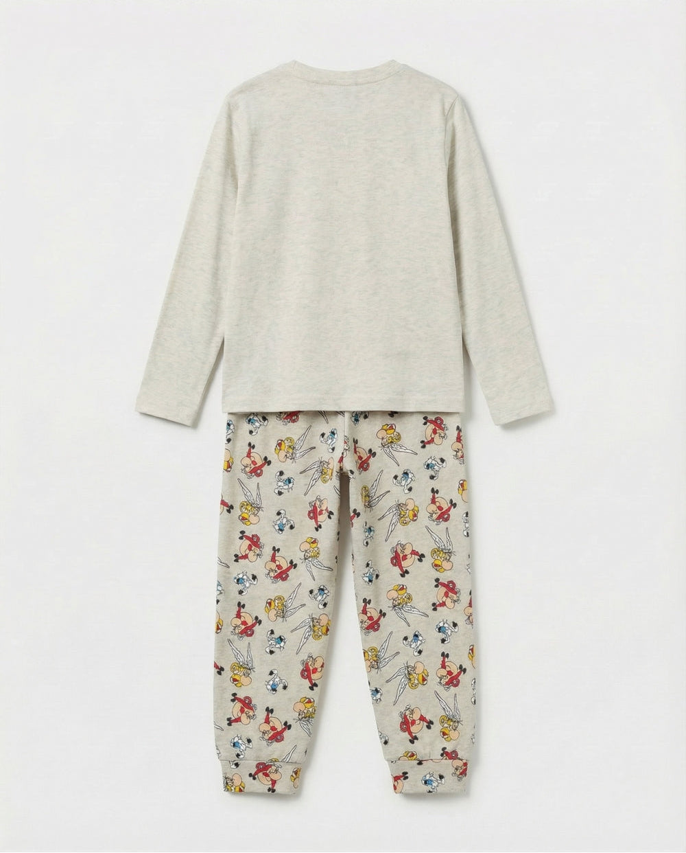 Pijama Niña Astérix y Obélix Le Copains Beige Manga Larga de Algodón