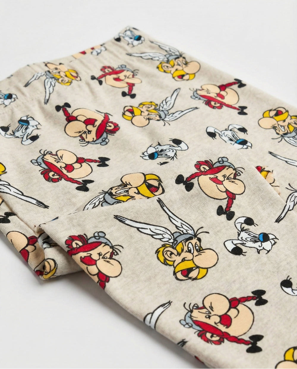 Pijama Niña Astérix y Obélix Le Copains Beige Manga Larga de Algodón