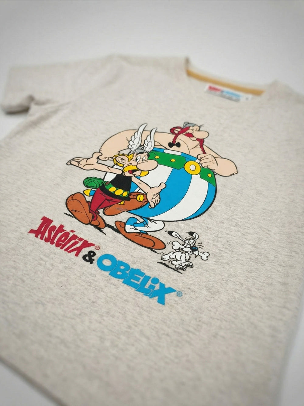 Pijama Niño Astérix y Obélix Le Copains Beige Manga Larga de Algodón
