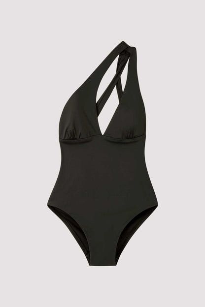 BAÑADOR ASIMETRICO BASIC BLACK