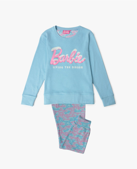 PIJAMA MANGA LARGA NIÑA APRES SKI BARBIE