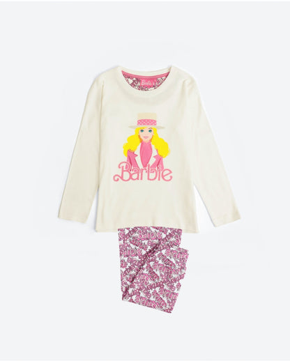 PIJAMA NIÑA MANGA LARGA CHIC BARBIE