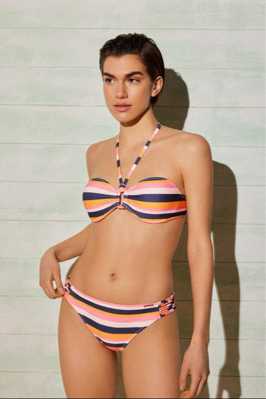 BIKINI BANDEAU PUSH UP A RAYAS