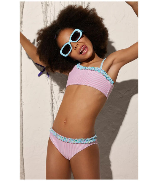 BIKINI ASIMETRICO CON VOLANTES
