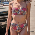 BIKINI CON ARO Y FOAM BRAGA MIDI