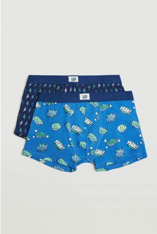 PACK-2 BOXERS INFANTIL NIÑO OK THUNDER