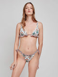 BIKINI TRIANGULAR BRAGUITA AJUSTABLE ESTAMPADO FLORES