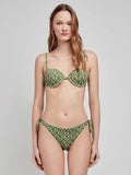 BIKINI DISEÑO FLORAL CON BRAGUITA AJUSTABLE EN LATERALES