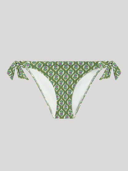 BIKINI DISEÑO FLORAL CON BRAGUITA AJUSTABLE EN LATERALES
