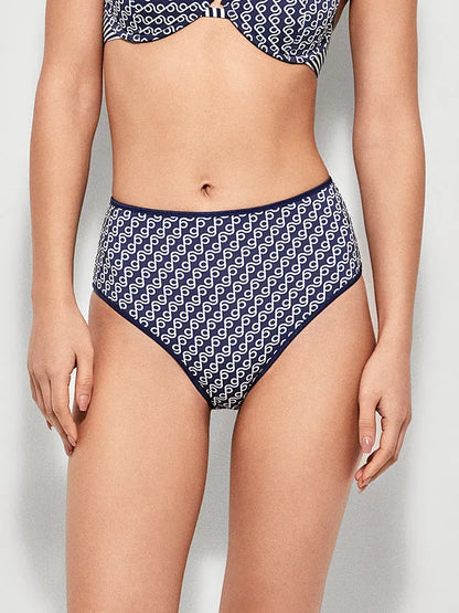 BIKINI ESTAMPADO ANUDADO MARINERO