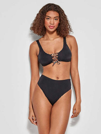 BIKINI REVERSIBLE SIN ARO BRASILEÑA ALTA SAVANNAH